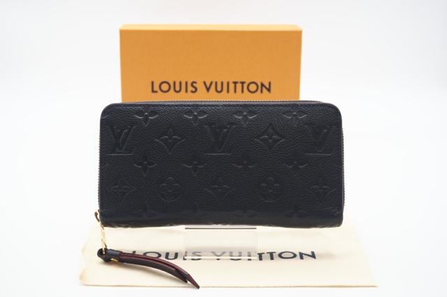 ☆安心の3大保証☆ Bランク ≪LOUIS VUITTON ルイ ヴィトン/ジッピー ウォレット≫ M62121 モノグラム アンプラント マリーヌルージュ ネイビー レッドの通販は 51,280円