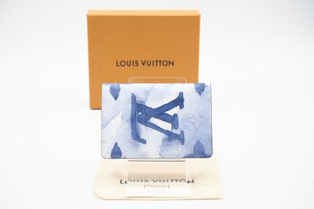 ☆安心の3大保証☆ Aランク ≪LOUIS VUITTON ルイ ヴィトン/二つ折りカードケース≫ M80455 モノグラム ウォーターカラー オーガナイザー ドゥポッシュ