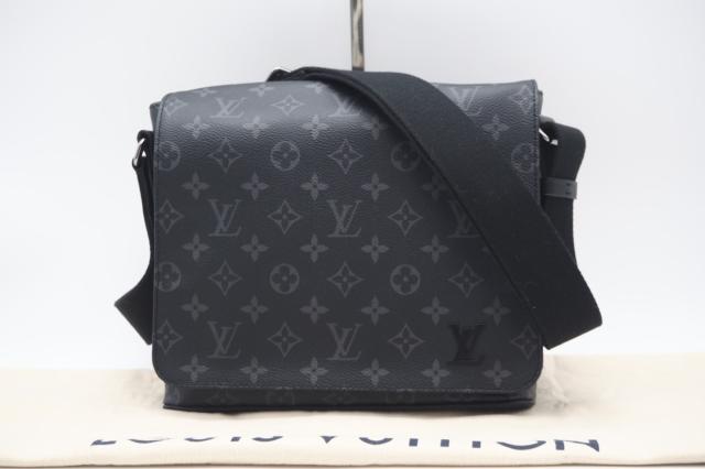 ☆安心の3大保証☆ ABランク ≪LOUIS VUITTON ルイ ヴィトン モノグラム エクリプス/ショルダーバッグ≫ M44000 ディストリクト PM NM ブラック グレー