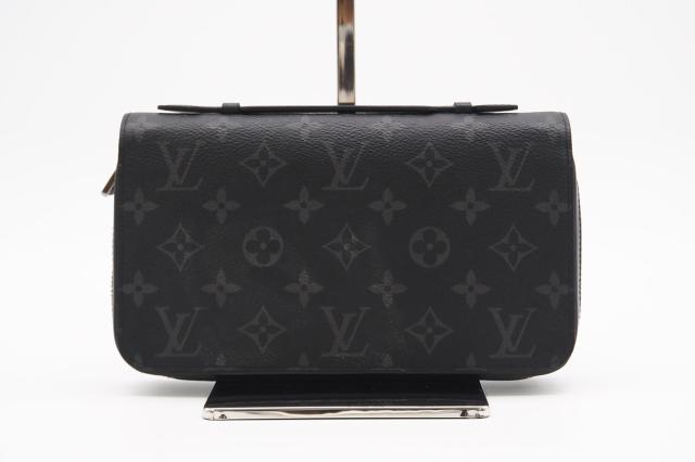 ☆安心の3大保証☆ Bランク ≪LOUIS VUITTON ルイ ヴィトン/トラベルケース≫ M61698 モノグラム エクリプス ジッピーXL ブラック グレー 送料無料