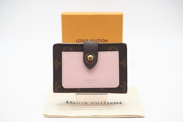 ルイヴィトン モノグラム ジュリエット ローズバレリーヌ 二つ折り財布