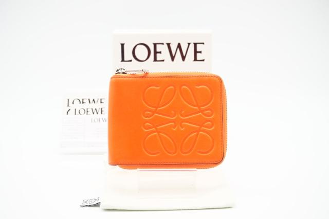 ☆安心の3大保証☆ ABランク ≪LOEWE ロエベ/ラウンドファスナー財布≫
