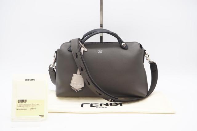 ★3日以内返品可★ FENDI フェンディ 8BL146 バイザウェイ ミディアム 2WAYショルダーバッグ ブラウン ブラック グレー バッグ