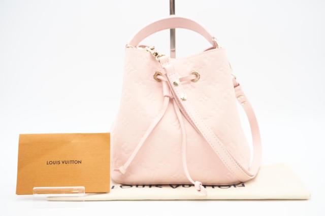 ★3日以内返品可★ LOUIS VUITTON ルイ ヴィトン M47038 モノグラム アンプラント ネオノエBB オパールピンク ピンク バッグ