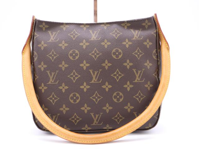 LOUIS VUITTON ハンドバッグ モノグラム ルーピングMM ブラウン LOUIS VUITTON ハンドバッグ モノグラム ルーピングMM ブラウン