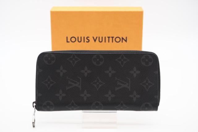 ★3日以内返品可★ LOUIS VUITTON ルイ ヴィトン M62295 モノグラム エクリプス ジッピーウォレット ヴェルティカル ブラック グレー 財布