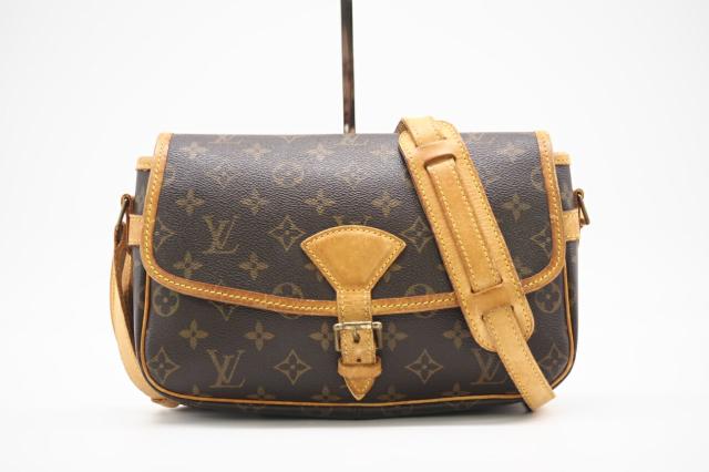 ★３日以内返品可★ LOUIS VUITTON ルイ ヴィトン M42250 モノグラム ソローニュ ブラウン バッグ