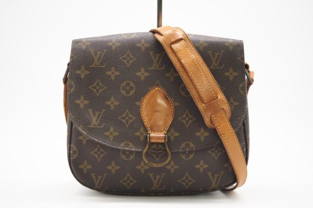 ★３日以内返品可★ LOUIS VUITTON ルイ ヴィトン M51242 モノグラム サンクルーGM ブラウン バッグ