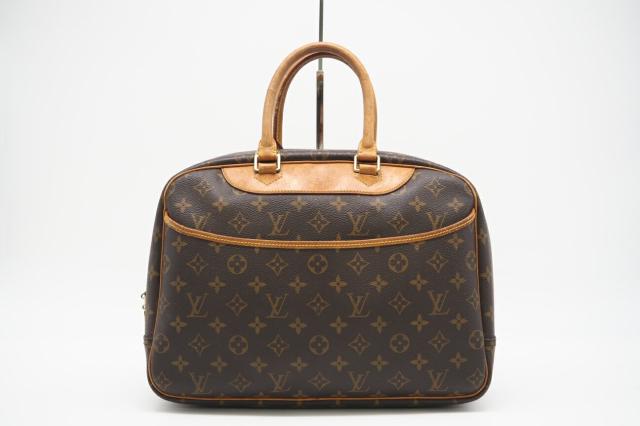 ★３日以内返品可★ LOUIS VUITTON ルイ ヴィトン M47270 モノグラム ドーヴィル ブラウン バッグ