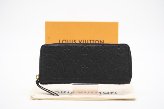 ★３日以内返品可★ LOUIS VUITTON ルイ ヴィトン M60171 モノグラム アンプラント ポルトフォイユ クレマンス ノワール ブラック 長財布
