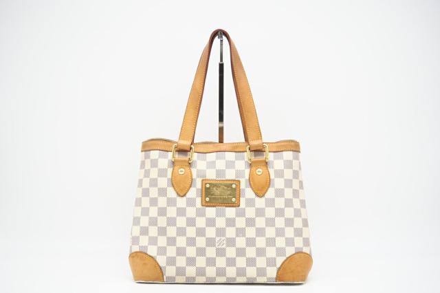 ★３日以内返品可★ LOUIS VUITTON ルイ ヴィトン N51207 ダミエ ハムステッドPM ホワイト バッグ