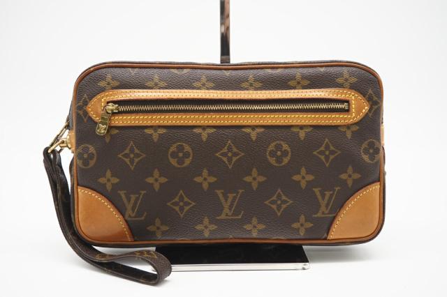 ★３日以内返品可★ LOUIS VUITTON ルイ ヴィトン M51825 モノグラム マルリー ドラゴンヌGM ブラウン バッグ