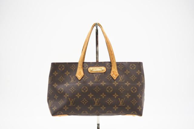 ★３日以内返品可★ LOUIS VUITTON ルイ ヴィトン M45643 モノグラム ウィルシャーPM ブラウン バッグ