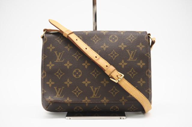 ★３日以内返品可★ LOUIS VUITTON ルイ ヴィトン M51257 モノグラム ミュゼット タンゴ ショート ブラウン バッグ