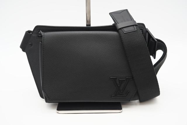 ★３日以内返品可★ LOUIS VUITTON ルイ ヴィトン M57081 LVアエログラム テイクオフ スリング ノワール バッグ