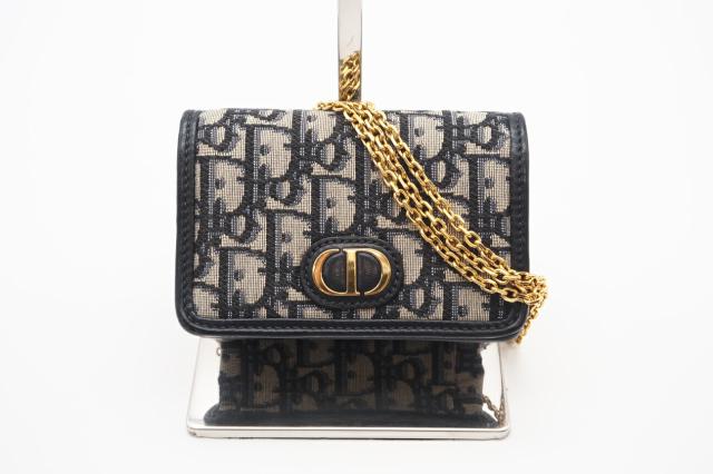 ★３日以内返品可★ Christian Dior クリスチャン ディオール S2086UTZQ トロッター モンテーニュ 30 ネイビー ナノポーチ