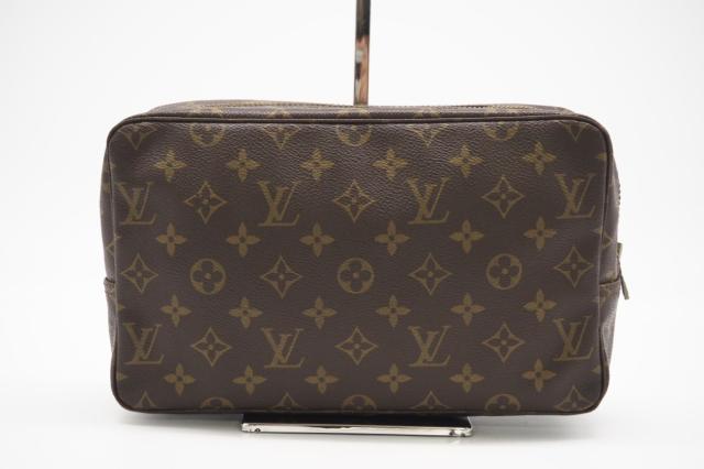 ★3日以内返品可★ LOUIS VUITTON ルイ ヴィトン M47522 モノグラム トゥルース トワレット28 ブラウン セカンドバッグ