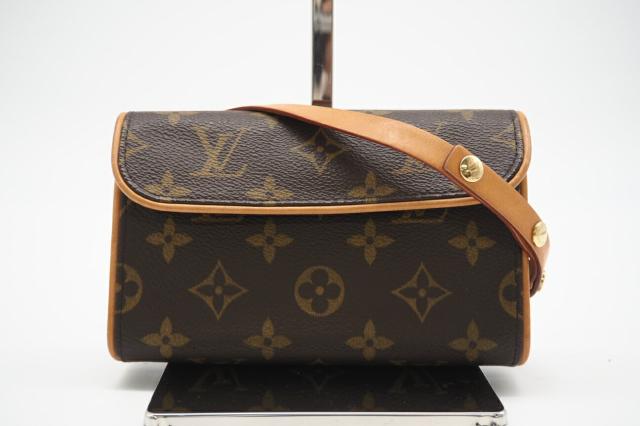 ★3日以内返品可★ LOUIS VUITTON ルイ ヴィトン M51855 モノグラム ポシェット フロランティーヌ ブラウン ポーチ