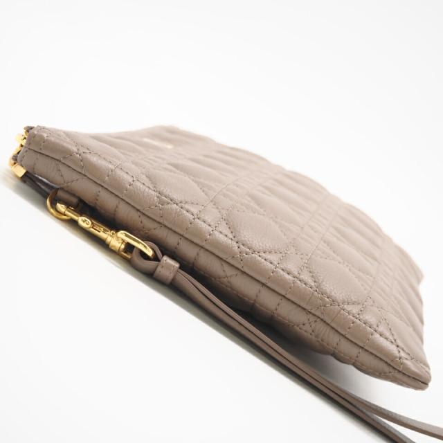 ★3日以内返品可★ Dior ディオール S5086UWHC カーフスキン Dior Caro デイリーポーチ ラージ ウォームトープ クラッチバッグ 極美品 ☆3日以内返品可☆ Dior ディオール S5086UWHC カーフスキン Dior Caro