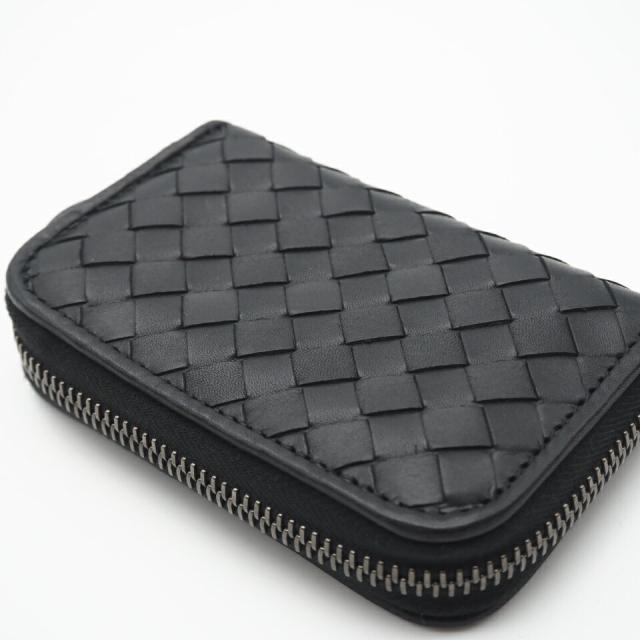 ★3日以内返品可★ BOTTEGA VENETA ボッテガ ヴェネタ 114075 イントレチャート ブラック ラウンドファスナーケース 極美品 ☆3日以内返品可☆ BOTTEGA VENETA ボッテガ ヴェネタ 114075 イントレ