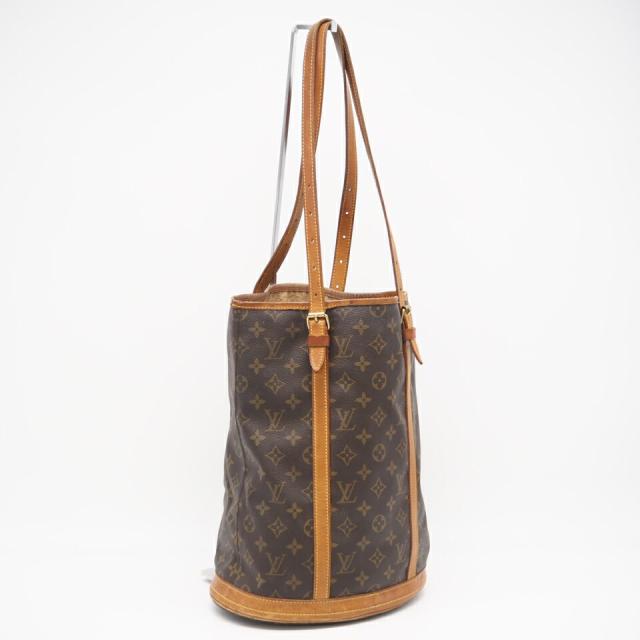 ★3日以内返品可★ LOUIS VUITTON ルイ ヴィトン M42236 モノグラム バケットGM ブラウン ハンドバッグ