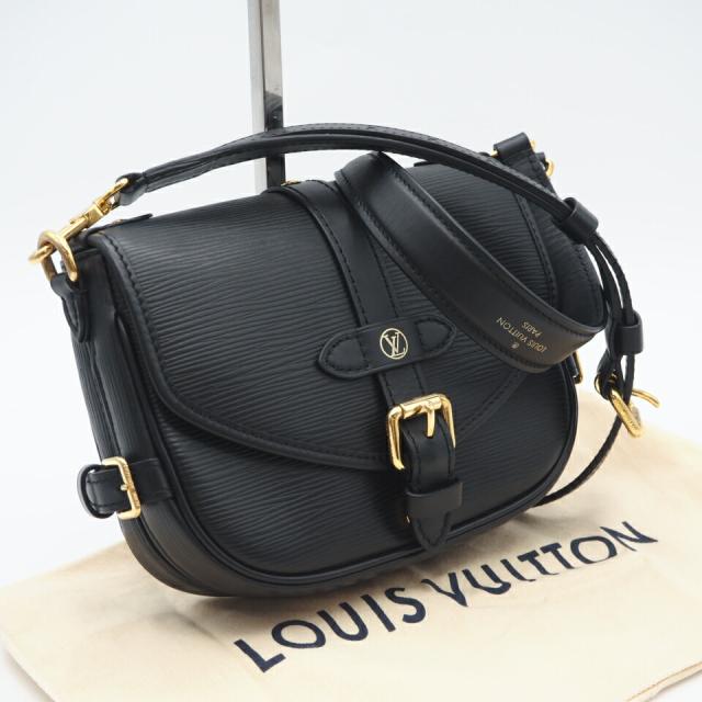★3日以内返品可★ LOUIS VUITTON ルイ ヴィトン M55948 エピソミュール BB ノワール 2WAYバッグ 美品