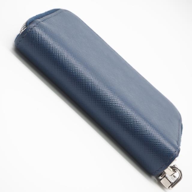 ★3日以内返品可★ 美品 PRADA プラダ サフィアーノ トライアングルロゴ コインケース 2MM003_QHH_F0016 コインケース ネイビー サフィアーノ メンズ_6