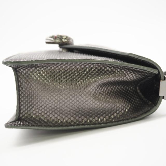 ★3日以内返品可★ 極美品 BVLGARI ブルガリ セルペンティ モルテンカルング チェーン ショルダーバッグ 290543 2wayショルダーバッグ シルバー レザー レディース_6