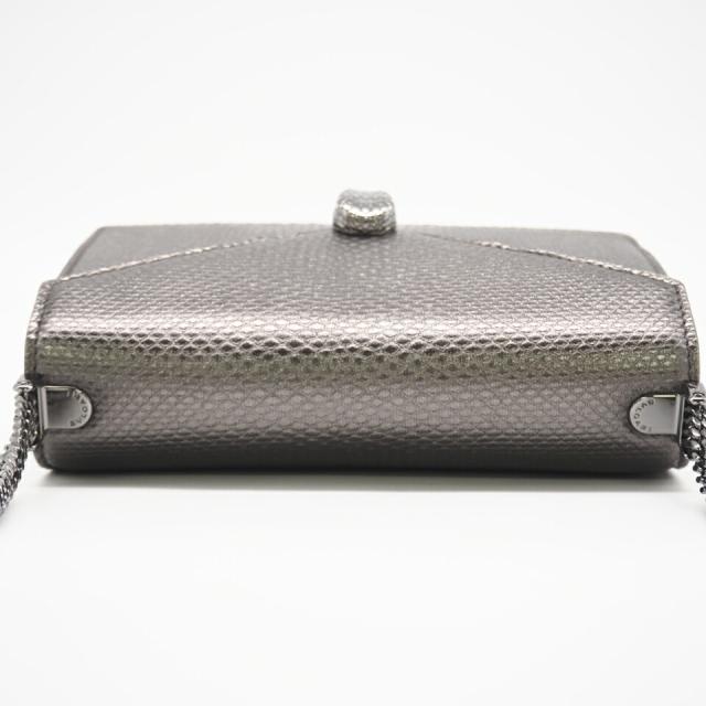 ★3日以内返品可★ 極美品 BVLGARI ブルガリ セルペンティ モルテンカルング チェーン ショルダーバッグ 290543 2wayショルダーバッグ シルバー レザー レディース_7