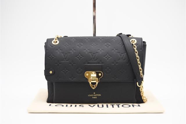 ★3日以内返品可★ 極美品 LOUIS VUITTON ルイ・ヴィトン アンプラント ヴァヴァンPM M44151 ショルダーバッグ ブラック カーフレザー レディース