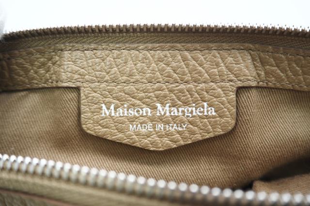 ★3日以内返品可★ 美品 MAISON MARGIELA メゾンマルジェラ レザー 5AC ミニバッグ S56WG0082 ハンドバッグ ベージュ レザー レディース_11