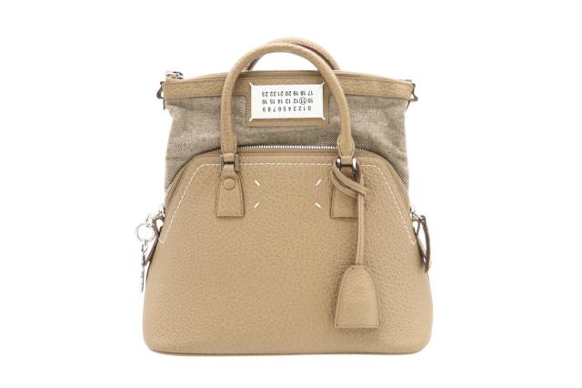 ★3日以内返品可★ 美品 MAISON MARGIELA メゾンマルジェラ レザー 5AC ミニバッグ S56WG0082 ハンドバッグ ベージュ レザー レディース_1