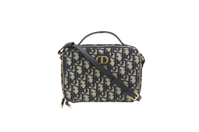 ★3日以内返品可★ 美品 Christian Louboutin クリスチャンルブタン キャンバス OBLIQUE 30 モンテーニュ ショルダーバッグ S2141UTZQ 2wayショルダーバッグ ネイビー キャンバス レディース_1