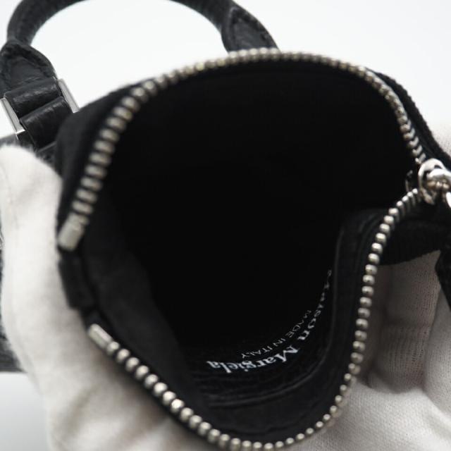 ★3日以内返品可★ 極美品 MAISON MARGIELA メゾンマルジェラ 5AC キャンバスxレザー ベビー 2WAYショルダー SB3WG0025 ショルダーバッグ ブラック キャンバス レザー レディース_8