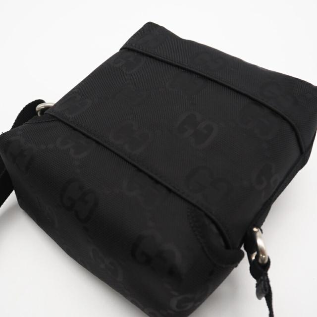★3日以内返品可★ 極美品 GUCCI グッチ GGナイロン オフザグリット 643858 ショルダーバッグ ブラック ナイロン レディース_3