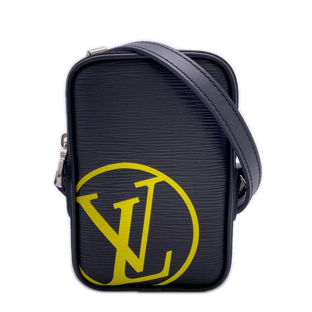 ★3日以内返品可★ 美品 LOUIS VUITTON ルイ・ヴィトン エピ ダヌーブ PM M55120 ショルダーバッグ ブラック イエロー グレインレザー レディース_1
