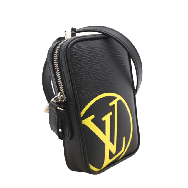 ★3日以内返品可★ 美品 LOUIS VUITTON ルイ・ヴィトン エピ ダヌーブ PM M55120 ショルダーバッグ ブラック イエロー グレインレザー レディース_2