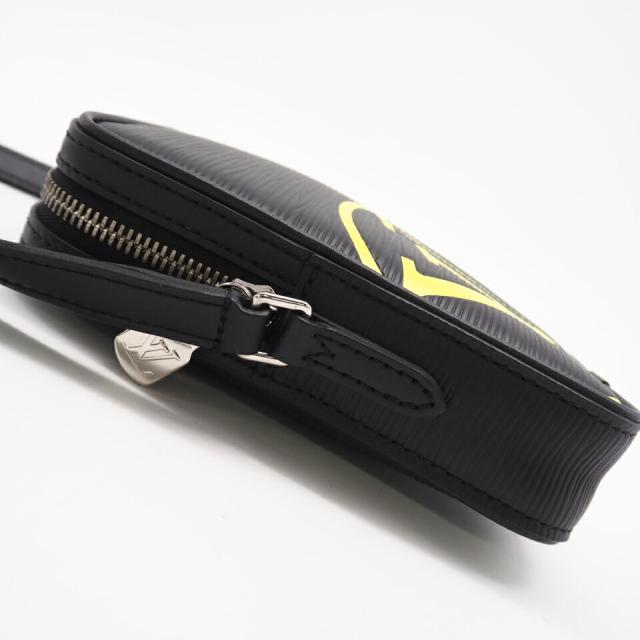 ★3日以内返品可★ 美品 LOUIS VUITTON ルイ・ヴィトン エピ ダヌーブ PM M55120 ショルダーバッグ ブラック イエロー グレインレザー レディース_5