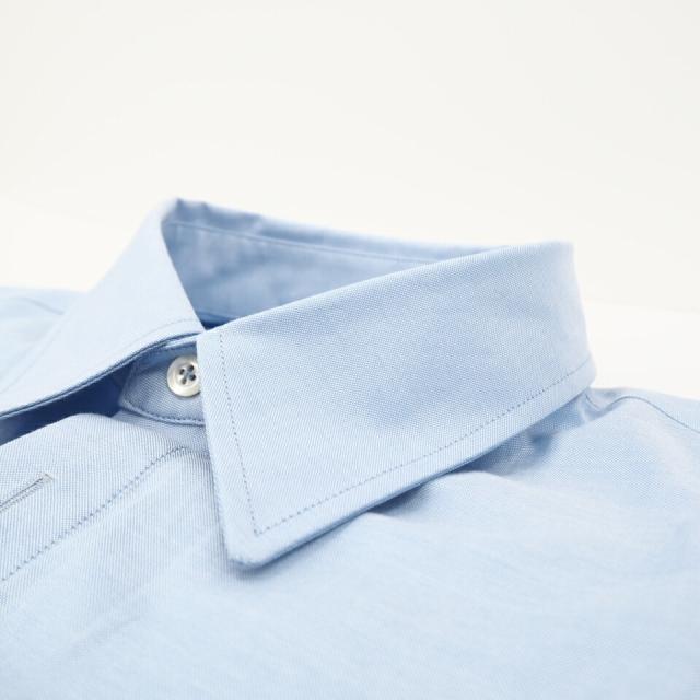 ★3日以内返品可★ 極美品 MAISON MARGIELA メゾンマルジェラ オーガニックコットン 20AW コットン シャツ 39 39 S50DL0448 長袖シャツ ブルー コットン メンズ