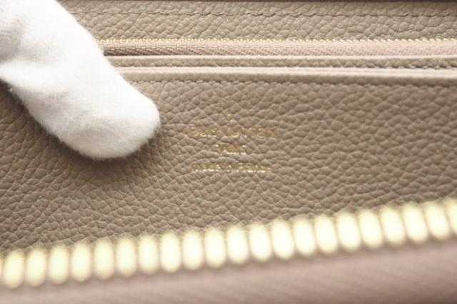★3日以内返品可★ 美品 LOUIS VUITTON ルイ・ヴィトン アンプラント ジッピーウォレット トゥルトレール M69034 長財布 ベージュ カーフレザー レディース_10