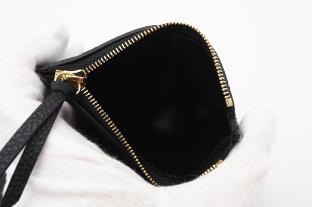 ★3日以内返品可★ 極美品 LOUIS VUITTON ルイ・ヴィトン アンプラント ポルトフォイユヴィクトリーヌ M64060 三つ折り財布 ブラック カーフレザー レディース_11