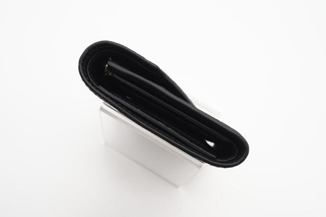 ★3日以内返品可★ 極美品 LOUIS VUITTON ルイ・ヴィトン アンプラント ポルトフォイユヴィクトリーヌ M64060 三つ折り財布 ブラック カーフレザー レディース_6