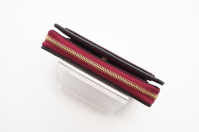 ★3日以内返品可★ 美品 LOUIS VUITTON ルイ・ヴィトン モノグラム ポルトフォイユ ルー フューシャ M82377 二つ折り財布 ブラウン レッド コーティングキャンバス レディース