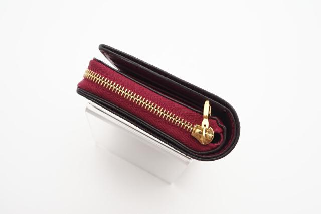 ★3日以内返品可★ 美品 LOUIS VUITTON ルイ・ヴィトン モノグラム ポルトフォイユ ルー フューシャ M82377 二つ折り財布 ブラウン レッド コーティングキャンバス レディース