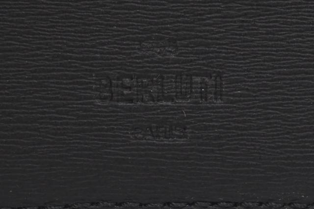 ★3日以内返品可★ 美品 Berluti ベルルッティ カリグラフィ マコレ パッチワーク ウォレット MAKORE_II-JOUR-B1 二つ折り財布 ダークグレー シルバー レザー メンズ_9