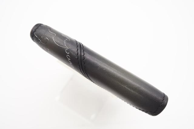 ★3日以内返品可★ 美品 Berluti ベルルッティ カリグラフィ マコレ パッチワーク ウォレット MAKORE_II-JOUR-B1 二つ折り財布 ダークグレー シルバー レザー メンズ_6