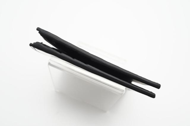★3日以内返品可★ 極美品 PRADA プラダ パテントレザー コンパクト二つ折り財布 2MO513 二つ折り財布 シルバー　ブラック パテントレザー メンズ_7