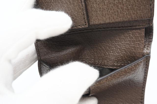 ★3日以内返品可★ 極美品 BALENCIAGA バレンシアガ ザ ハッカープロジェクト グッチ×バレンシアガ PVC×レザー コンパクトウォレット 680403 二つ折り財布 ベージュ コーティングキャンバス レザー メンズ_13