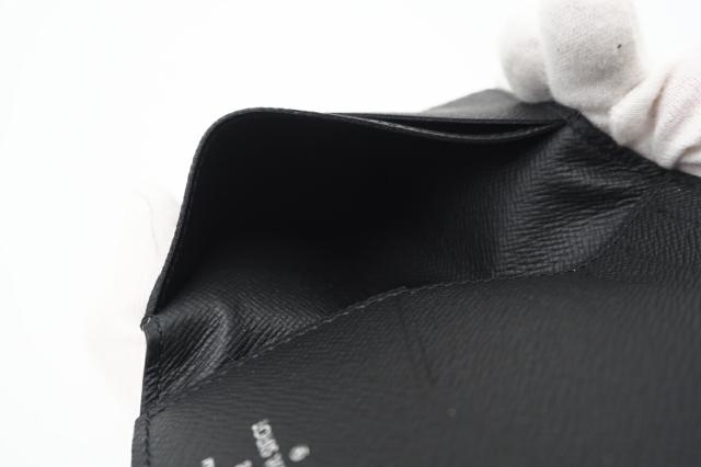 ★3日以内返品可★ 極美品 LOUIS VUITTON ルイ・ヴィトン グラフィット オーガナイザードゥポッシュ N60431 カードケース ブラック コーティングキャンバス メンズ_10