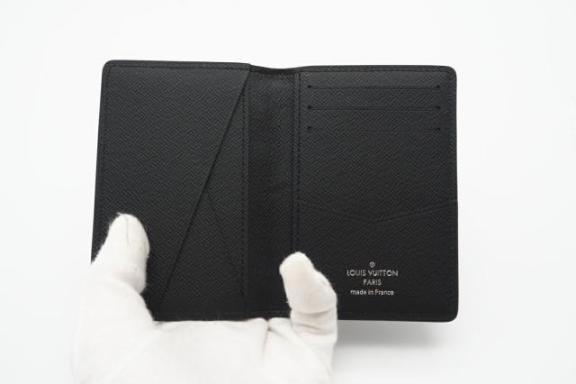 ★3日以内返品可★ 極美品 LOUIS VUITTON ルイ・ヴィトン グラフィット オーガナイザードゥポッシュ N60431 カードケース ブラック コーティングキャンバス メンズ_8